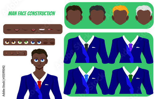 Man Face Construction