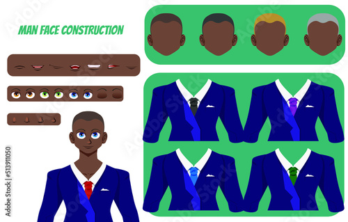 Man Face Construction
