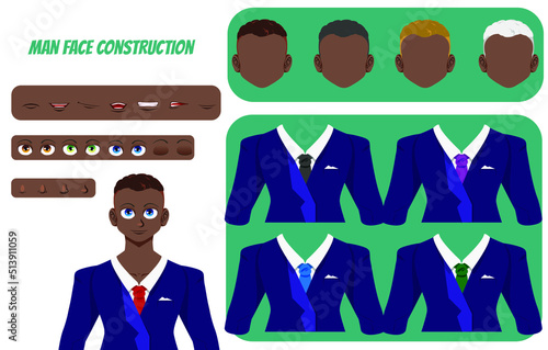 Man Face Construction