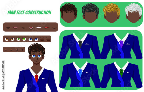 Man Face Construction