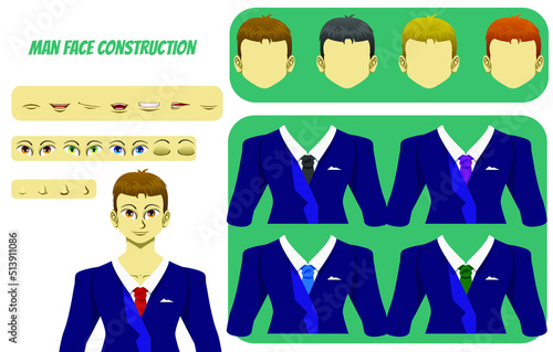 Man Face Construction