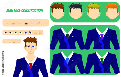 Man Face Construction