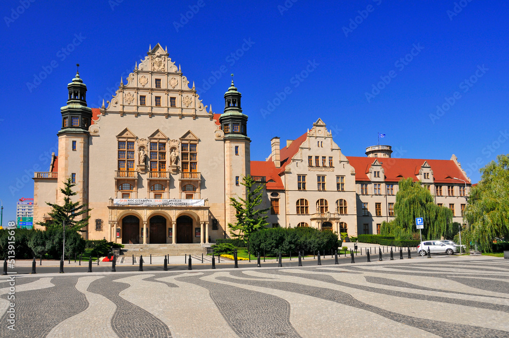 University Auditorium and Collegium Minus. Poznan, Greater Poland Voivodeship, Poland.