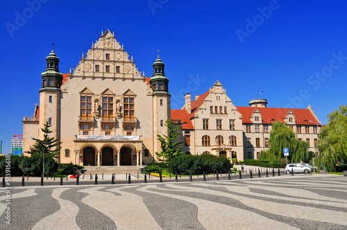 University Auditorium and Collegium Minus. Poznan, Greater Poland Voivodeship, Poland.