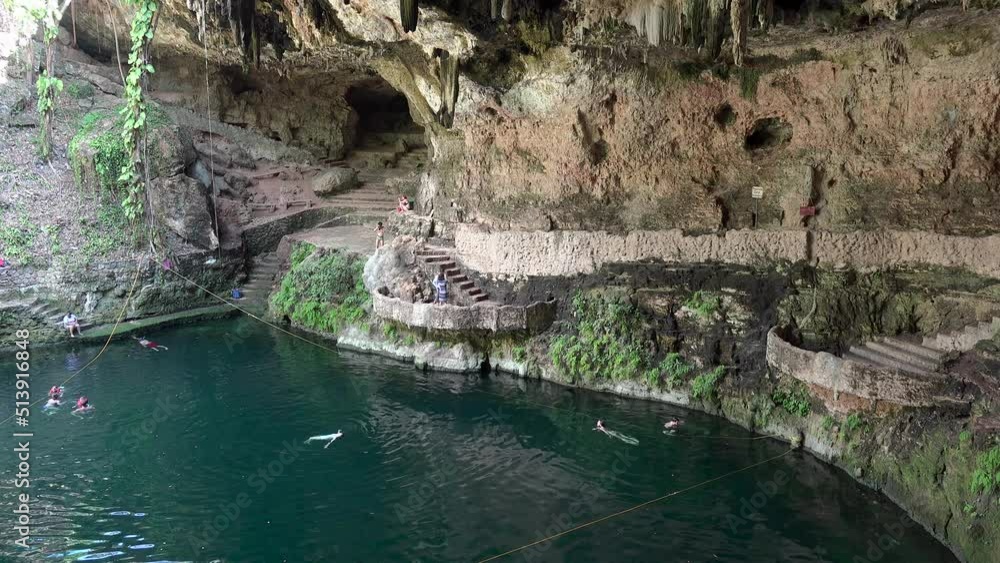 Openair cenote Zaci. Valladolid, Yucatan, Mexico Openair cenote Zaci. Valladolid, Yucatan, Mexico