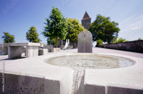 Drinking Water Fountain in a Park.