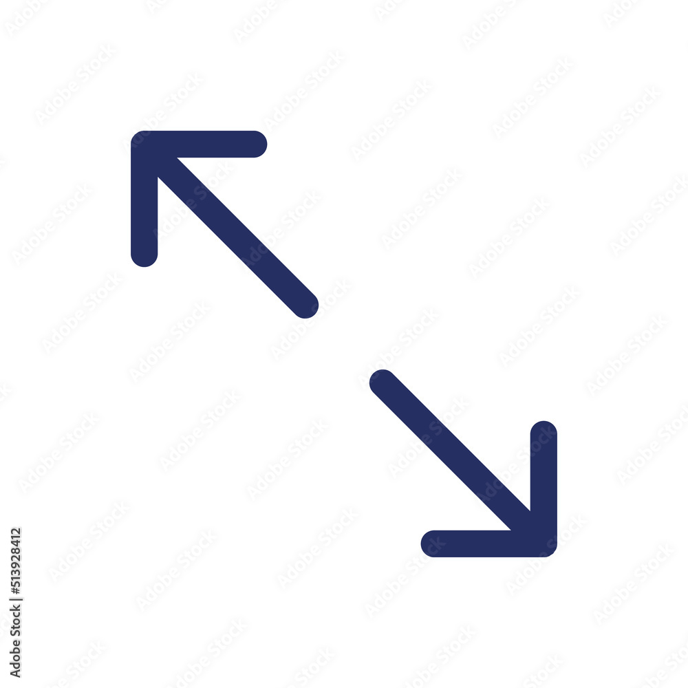 Enlargement white black glyph ui icon. Full size screen. Media player control. User interface design. Silhouette symbol on white space. Solid pictogram for web, mobile. Isolated vector illustration Enlargement white black glyph ui icon. Full size screen. Media player control. User interface design. Silhouette symbol on white space. Solid pictogram for web, mobile. Isolated vector illustration
