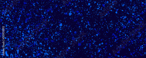 Artistic vector background with snow and black sky. Christmas winter background. Snowfall. Light. Blue. Winter night. Snowing. Hand drawn modern letterhead for postcards, posters, banners, flyers.