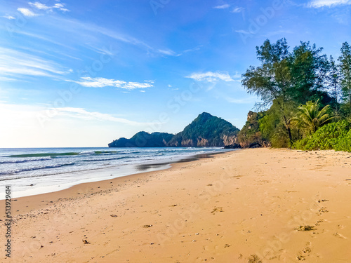 Thung Sang beach or Ao Thung Sang in Chumphon, Thailand photo