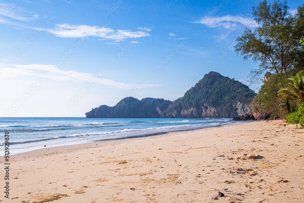 Thung Sang beach or Ao Thung Sang in Chumphon, Thailand