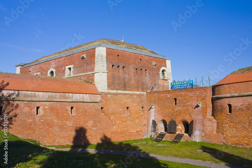 Old military system of fortification (Bastion) in Zamosc, Poland