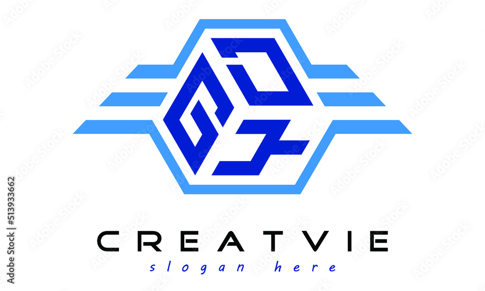 GDY three letter geometrical wings logo design vector template. wordmark logo | emblem logo | monogram logo | initial letter logo | typography logo | business logo | minimalist logo | - obrazy, fototapety, plakaty 