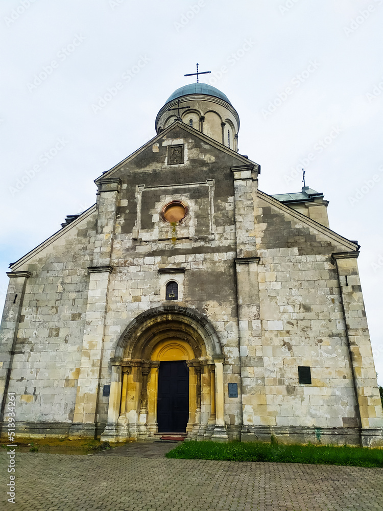 The Church of St. Panteleimon is a Romanesque church in the village of Shevchenkove, Ukraine. The only and oldest of the temples of the Galicia-Volyn principality, which has survived to this day.