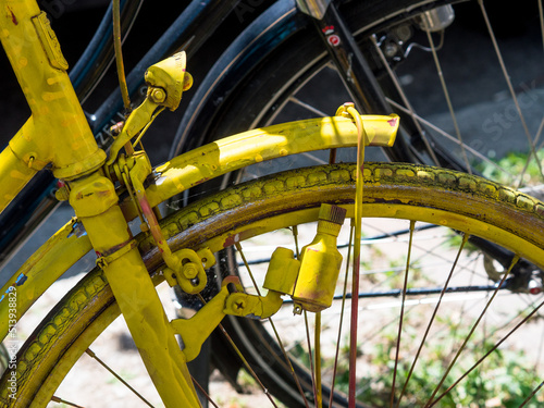 Canvas Print das gelbe Rad