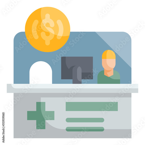 counter flat icon