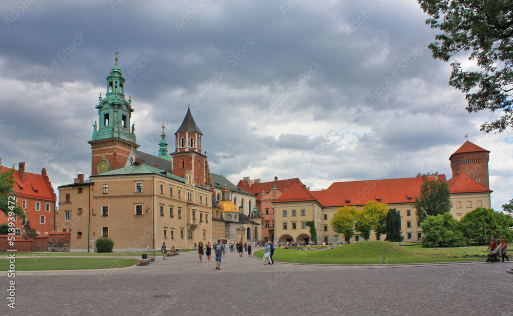 Wawel Castle in Krakow, Poland	

