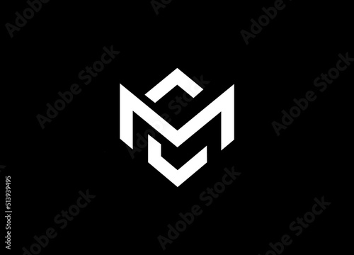 cm capital logo. letter cm capital business for company