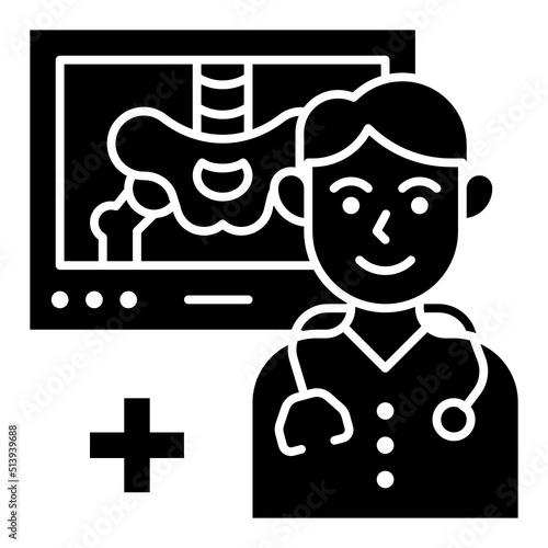 xray glyph icon