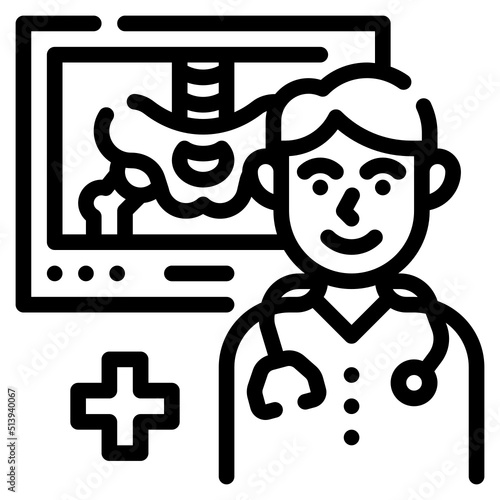 xray line icon