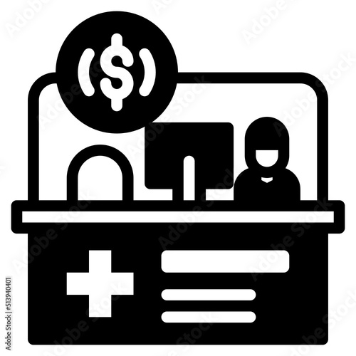 counter glyph icon