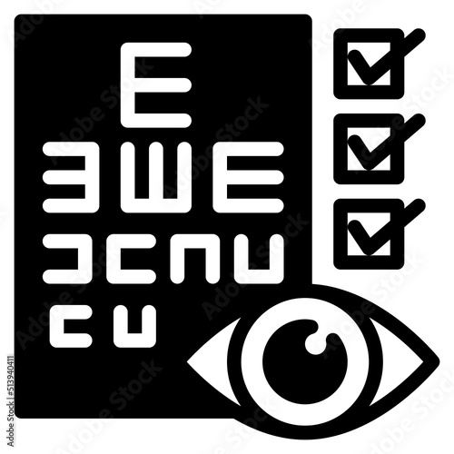 eye glyph icon