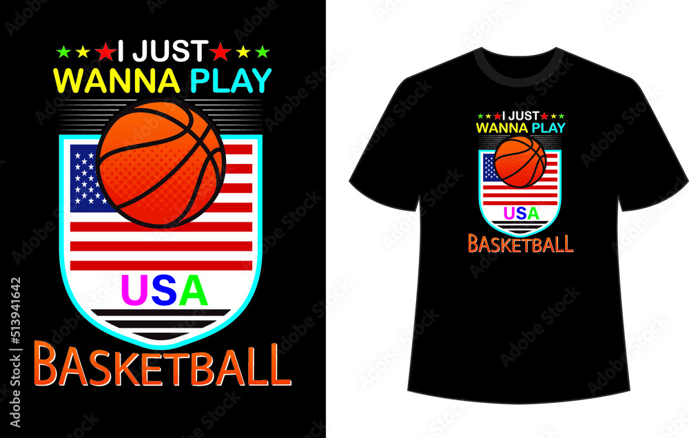 Basketball t shirt design vector file. Basketball t shirt design vector file.