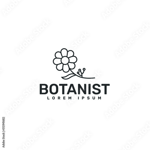 botanist logo template