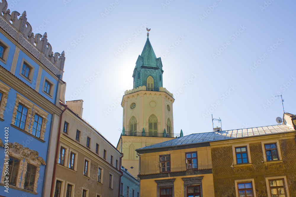 Trinitarian Tower in Old Town of Lublin, Poland	