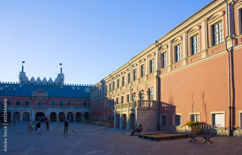  Courtyard of Lublin Royal Castle in Lublin