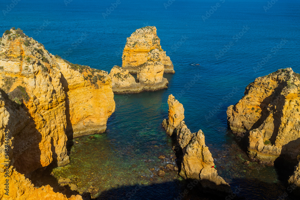 Ponta da Piedade cliffs