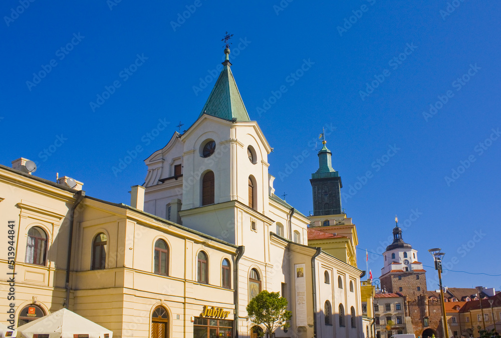 Church of the Holy Spirit in Lublin, Poland - obrazy, fototapety, plakaty 