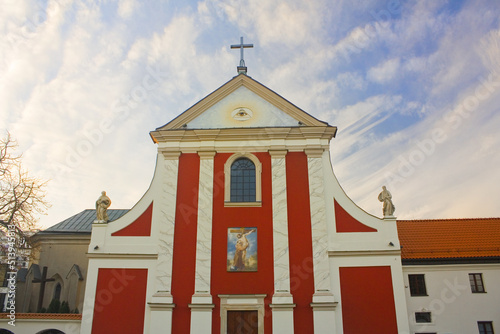Ancient Capuchin Church of St. Peter and St. Paul of Capuchin monastery in Lublin