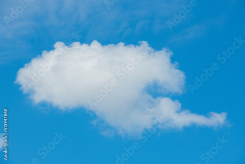 blue sky with white clouds for banner card wallpaper background