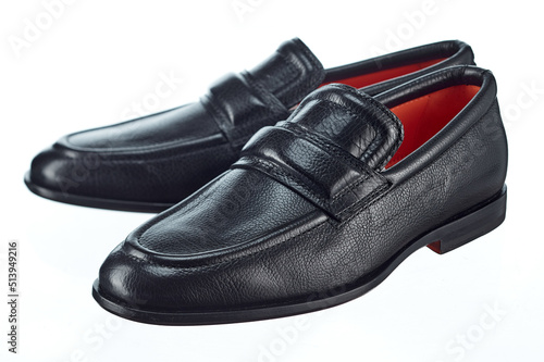  Lovely pair of men's suit leather loafers for everyday wear. Comfort and elegance for every day.
