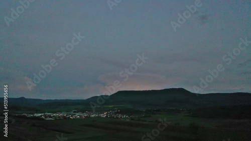 Kurz vor Sonnenaufgang