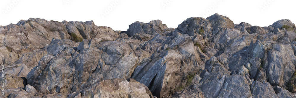 3D render stone surface with white background 3D render stone surface with white background