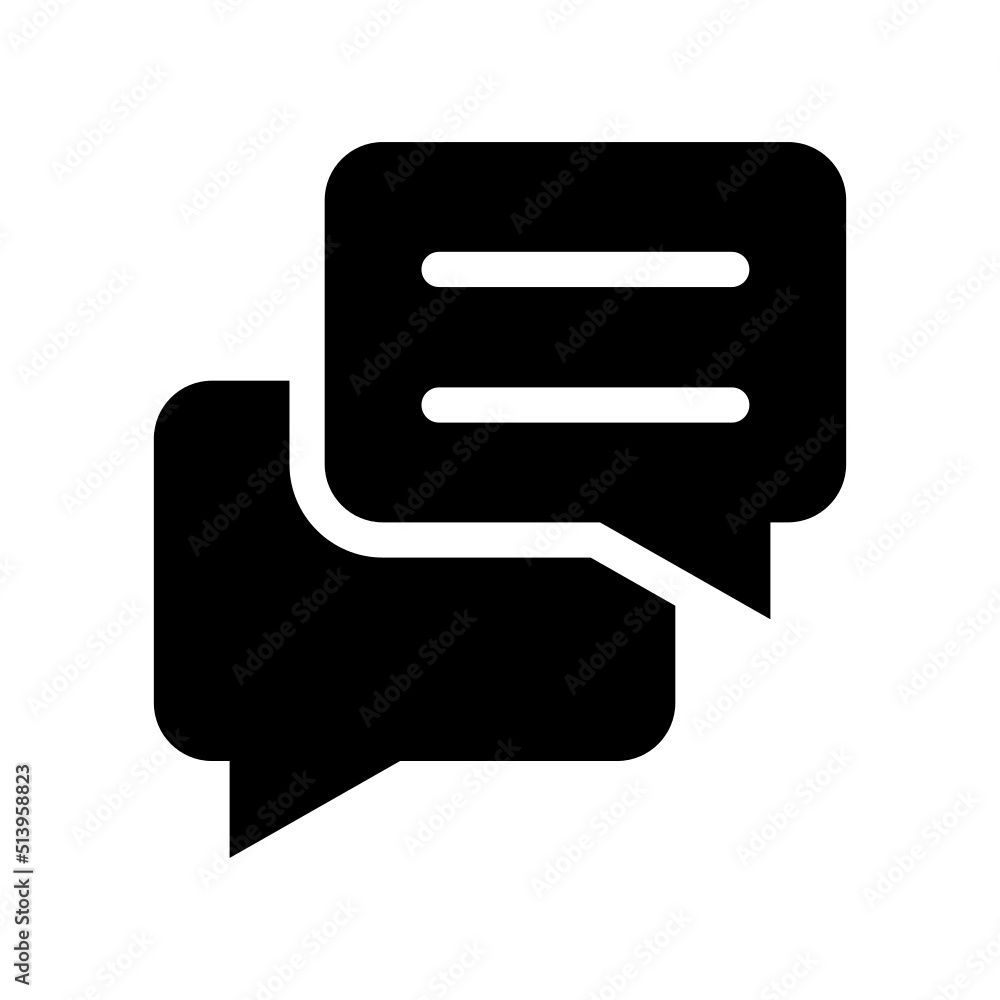 Chat Icon Vector Symbol Design Illustration Chat Icon Vector Symbol Design Illustration