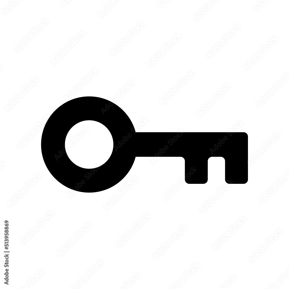 Key Icon Vector Symbol Design Illustration Key Icon Vector Symbol Design Illustration