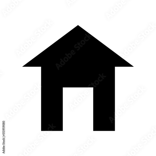 Home Icon Vector Symbol Design Illustration