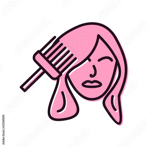 Hair dye Icon
