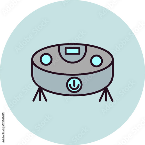 Robot vacuum cleaner Icon