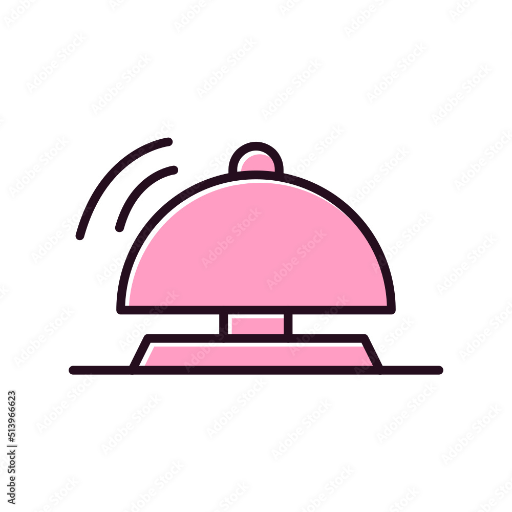 Obraz premium Hotel bell Icon