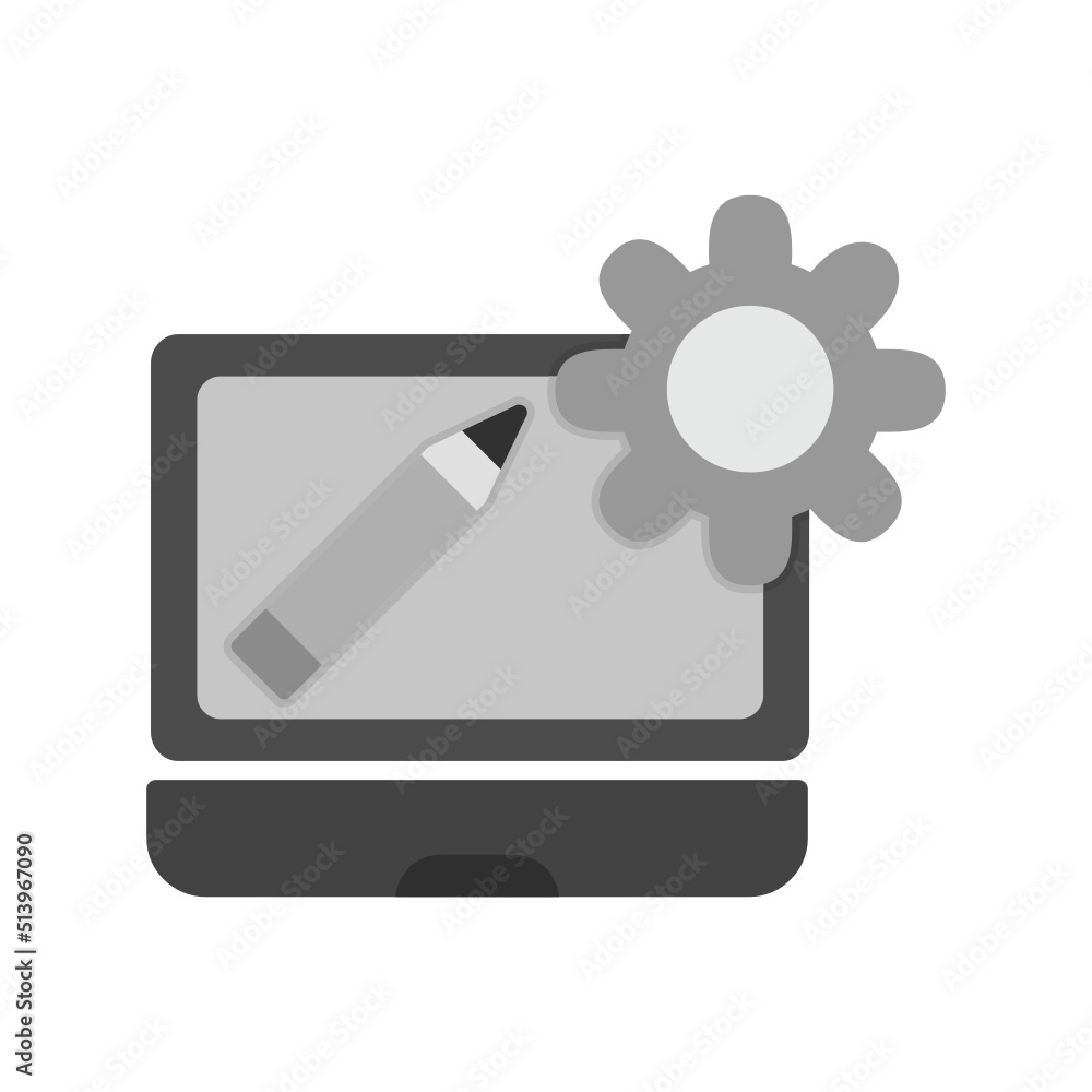 Fototapeta premium Design process Icon