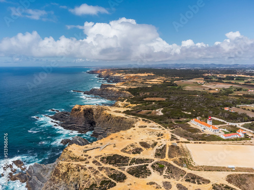 Cabo Sardão. Between Almograve and Zambujeira do Mar is the westernmost point of the Alentejo coast.