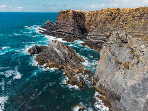 Cabo Sardão. Between Almograve and Zambujeira do Mar is the westernmost point of the Alentejo coast.