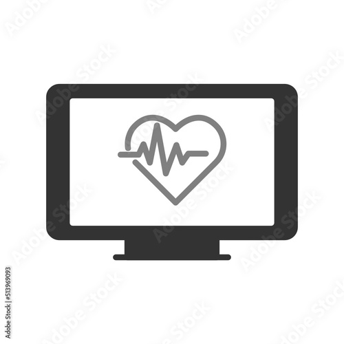 Heart monitoring Icon