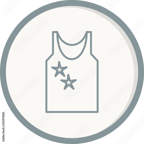 Sleeveless shirt Icon