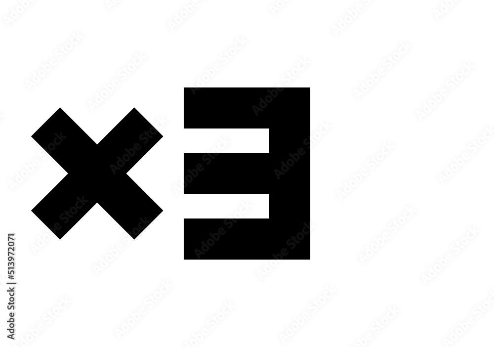 Obraz premium multiply x3