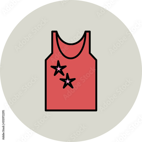 Sleeveless shirt Icon