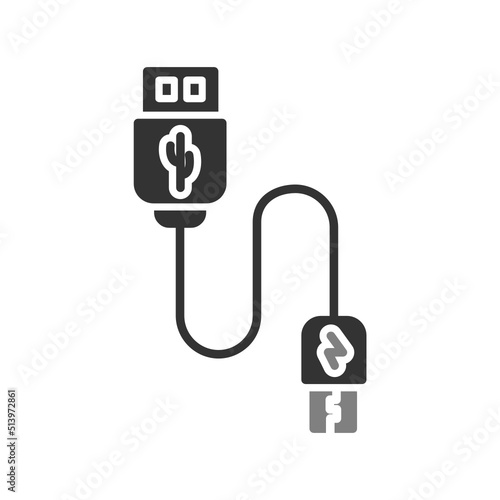 Usb cable Icon photo